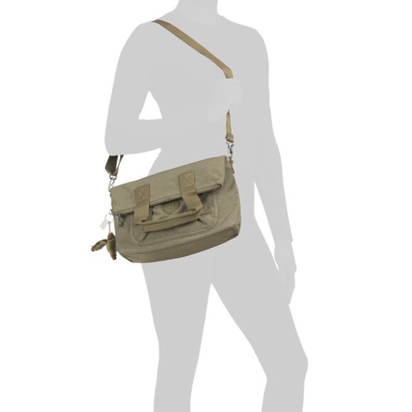 KIPLING Hiker Green Eleva Shoulder Bag - Picture 2 of 2